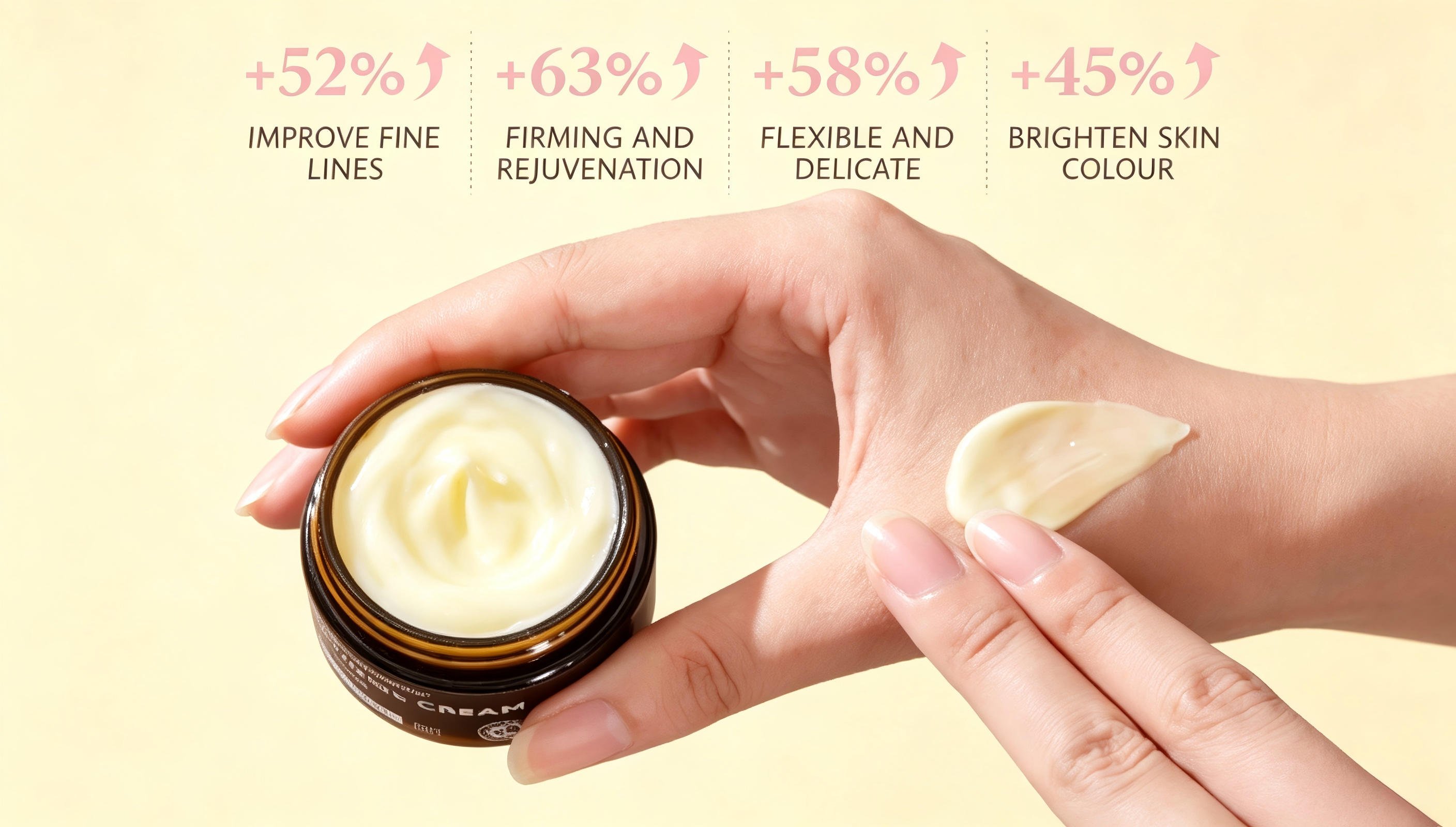 Discover retinol face cream designed to hydrate, improve skin firmness, smooth fine lines and support anti-aging skincare. Private label OEM/ODM available.